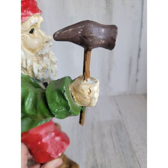 Santa's helper toymaker Hammer tool gift elf Xmas figure - Picture 9 of 12